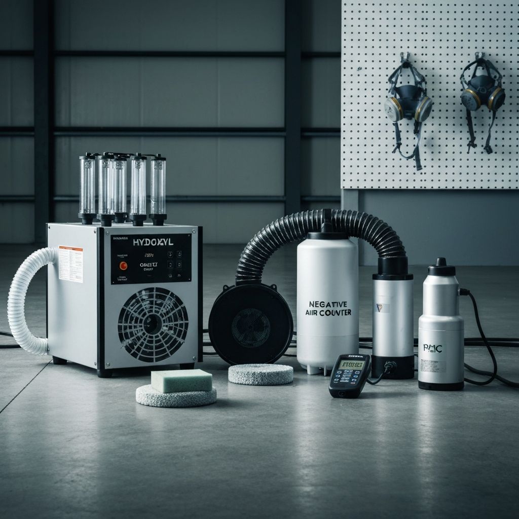 Professional smoke remediation equipment